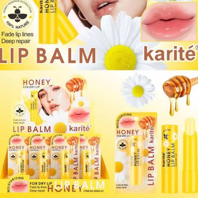 Lip Balm Honey 3g. ลิปบาล์มน้ำผึ้ง ลิปมันบำรุงริมฝีปาก