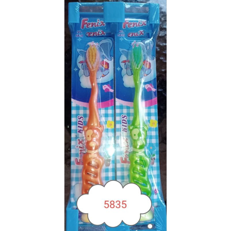 แปรงสีฟันเด็กFenix 5835 สำหรับเด็กอายุ 2-5 ขวบ (ราคาต่อ 1 ด้าม)