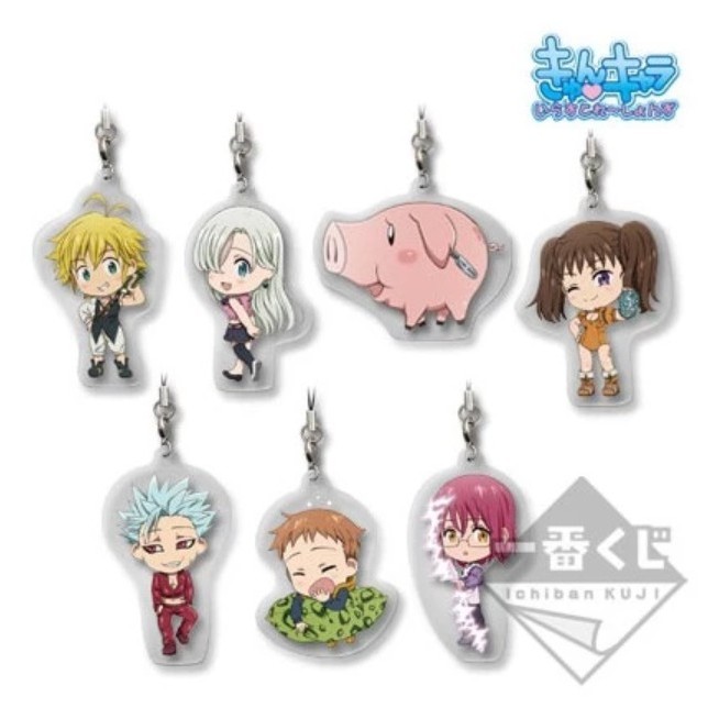 7 Deadly sins Nanastu no Taizai The Seven Deadly Sins ศึกตำนาน 7 อัศวิน 7บาป Acrylic Strap Ichiban K