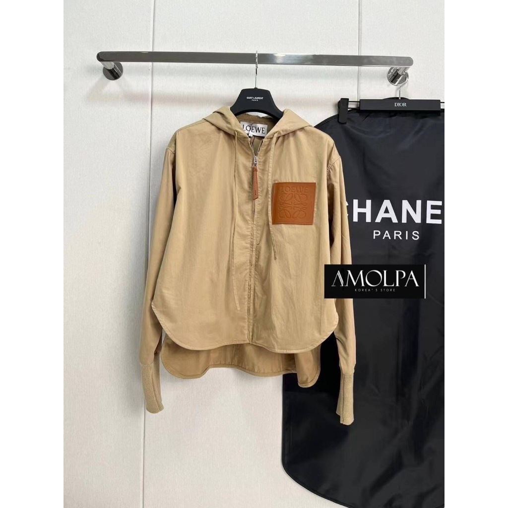 JACKET ตัวเสื้อJACKET ซิปหน้า ปั้มหัวซิปเป็นหนังปั้มอักษร