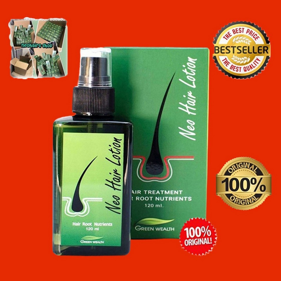 แท้100% Neo hair lotion นีโอ แฮร์ โลชั่น (120 ml.) เหมาะสำหรับคนผมบาง บำรุงเส้นผม