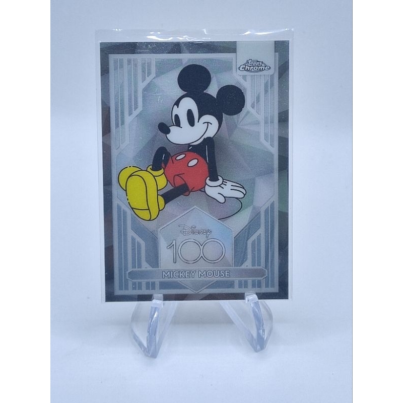 disney topps chrome 100th base