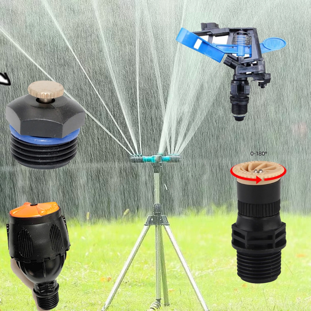 สปริงเกลอร์+ ขาตั้ง สามารถใช้สำหรับสนามหญ้าสถานรับเลี้ยงเด็กและการชล สปริงเกลอร์ขาตั้ง สปริงเกลอร์หมุนอัตโนมัติ - รูปที่ 2