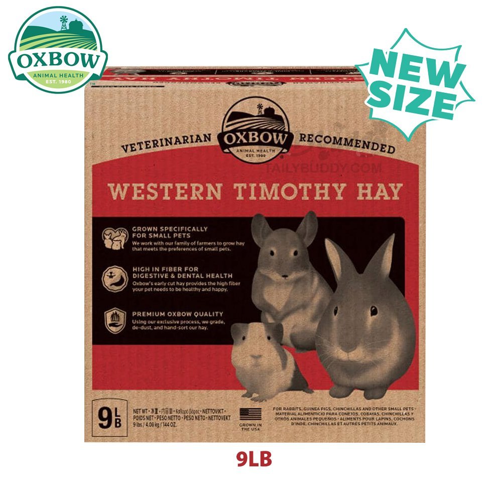 ไซส์ลัง ! Oxbow หญ้าทิโมธี Western Timothy Hay (9lb/4.05kg)