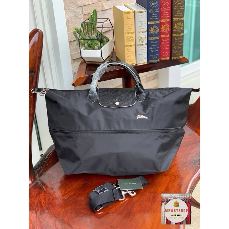 LONGCHAMP LE PLIAGE CLUB TRAVEL BAG สีดำ