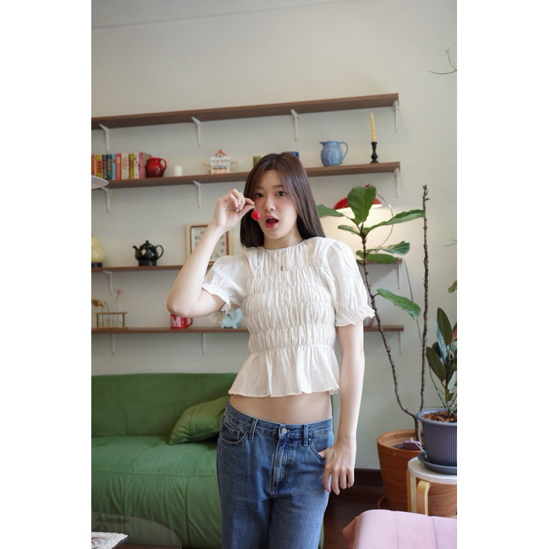 Moon2sun  ju ne top เสื้อที่ทรงน่ารัก