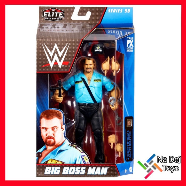 Mattel WWE Elite Collection Series 90 Big Boss Man 6" Figure มวยปลํ้า อิลิท บิ๊ก บอส แมน ค่ายแมทเทล 