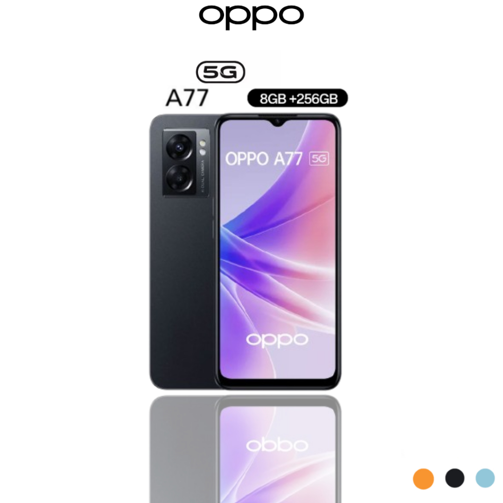 OPPO A77 5G (RAM 8GB ROM 128 GB) เครื่องกลาง มือถือ OPPO