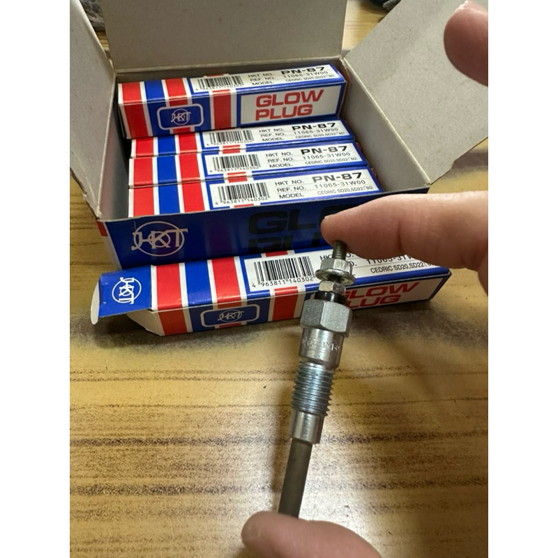 หัวเผา PN-87 REF : 11065-31W00; NISSAN SD20 SD22 ยี่ห้อ HKT