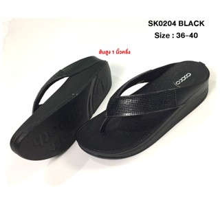 OXXO รองเท้าเพื่อสุขภาพ ขนาดปกติ รองเท้าแตะคีบสไตล์fitflop ป…