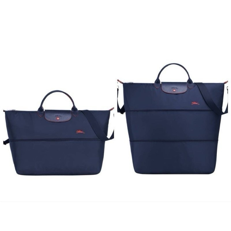 LONGCHAMP LE PLIAGE CLUB TRAVEL BAG สีน้ำเงิน