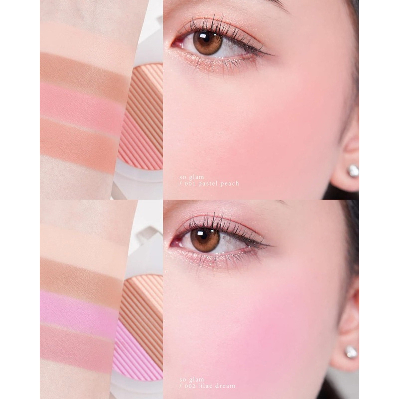 So Glam Palette to Perfect พาเลททรีโอ แบบเลเยอร์ๆ อันนี้เริ่ด ไฮไลท์-คอนทัวร์-บลัชออน จบเลยตลับเดียว