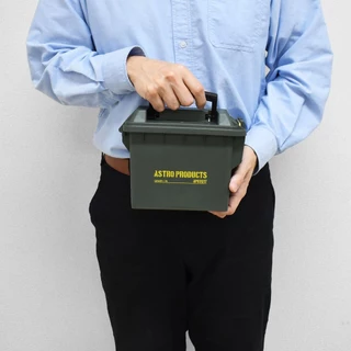 Astro Products กล่องเครื่องมือพลาสติก 1.9L OD PB217 / Ammo Style Storage Box Outdoor