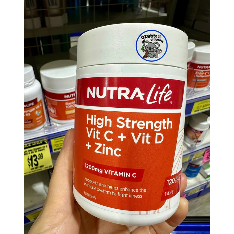 Nutralife c+zinc+d 120 เม็ด