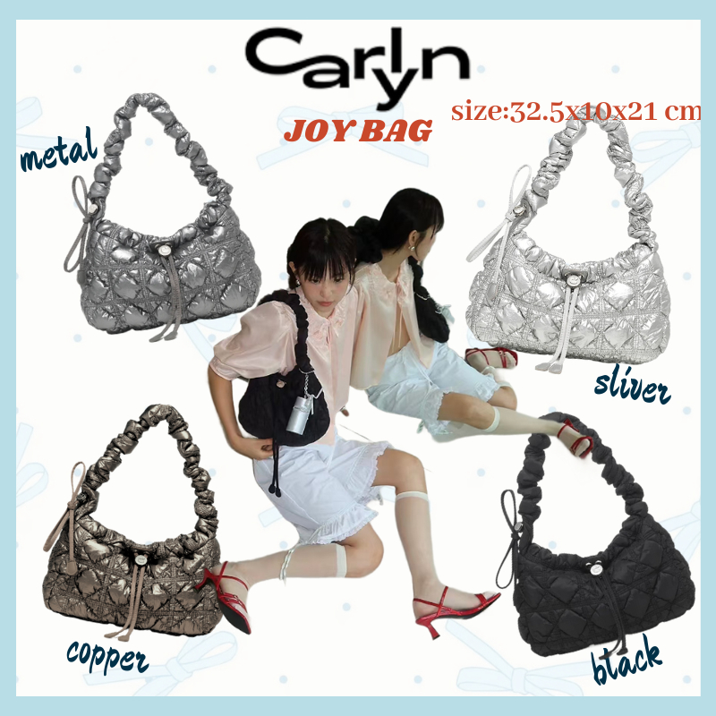 Carlyn Joy Bag ของแท้100% sliver crossbody bag กระเป๋า shoulder bag กระเป๋าสะพายสีเงิน