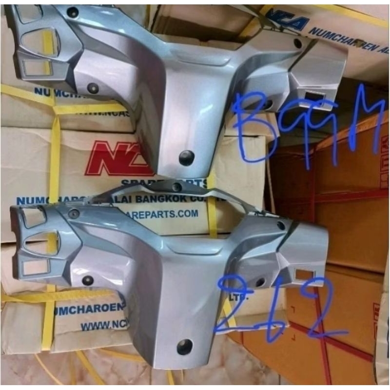หน้ากากหลัง Wave110i LED ปี2019-2024 สีเทาB99M/เทา262 NCA