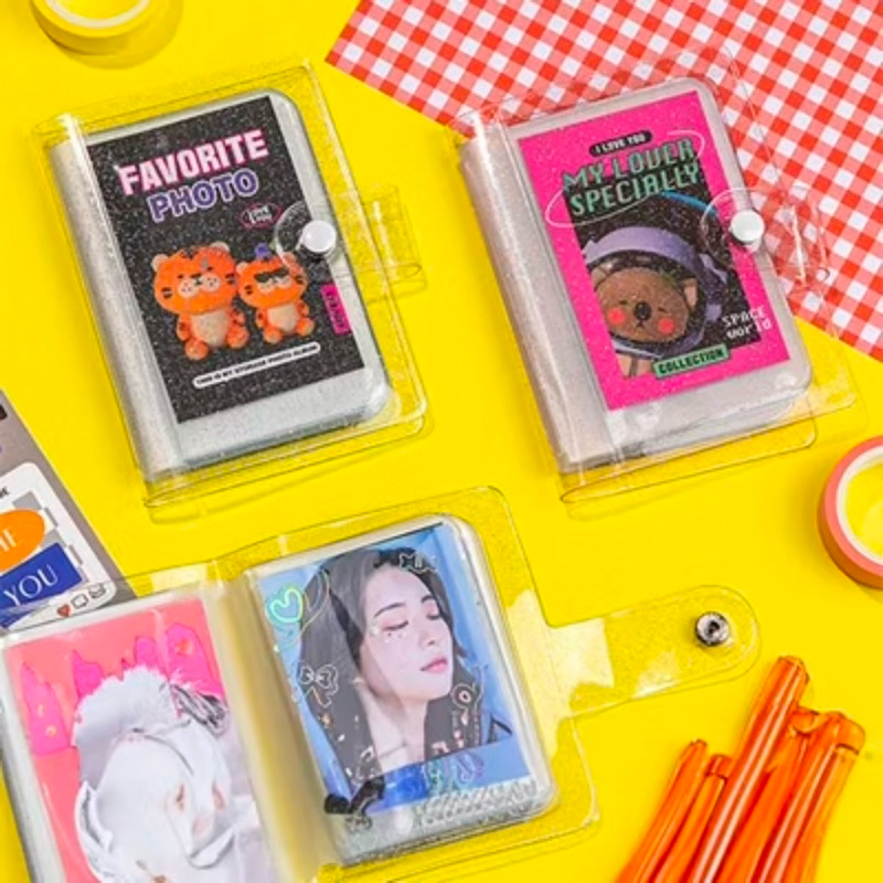 Collect book กลิตเตอร์ แฟ้มใส่การ์ด ไดโซะเกาหลี - Daiso Korea