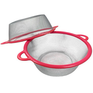 ตะแกรงร่อนแป้ง ที่ร่อนแป้ง 2 หู ขนาด 10 นิ้ว ตะแกรงทำขนม พร้…