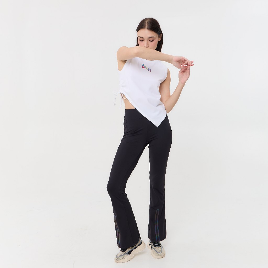 UNBOUND ASTRO CAMO STELLA NOVA HIGH WAIST FLARED LEGGINGS กางเกงเลคกิ้งขาม้าสีดำทรงสวย — صورة 5