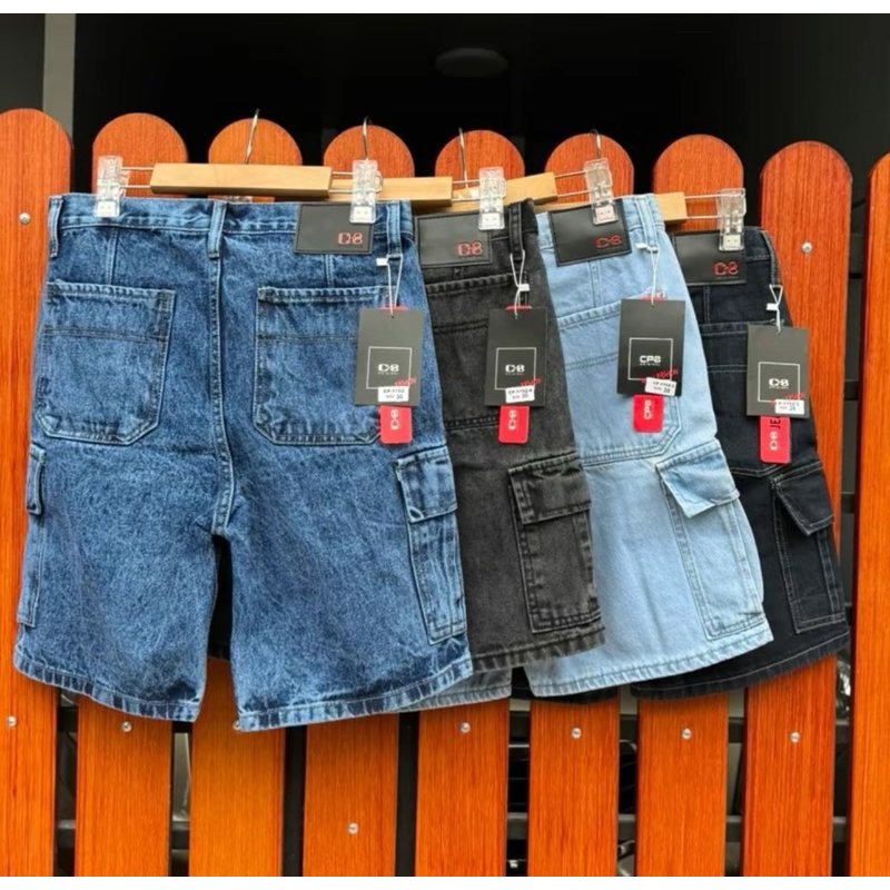 กางเกงยีนส์คาโก้ขาสั้นผูเช่น cp8
