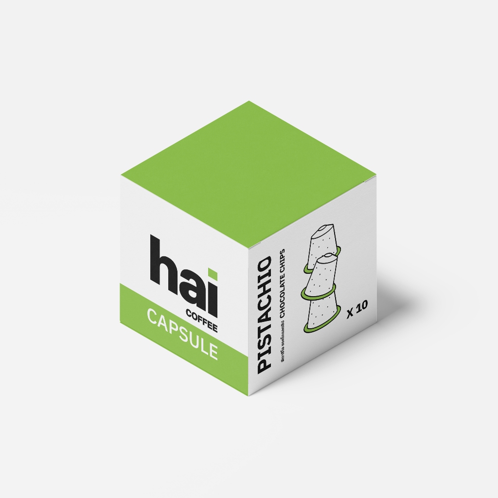 Hai coffee capsule (Pistachio chocolate chips) 10 capsules