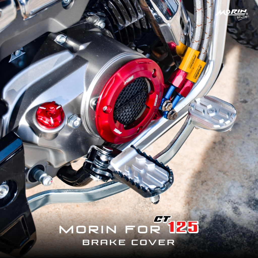 MORIN แป้นเหยียบเบรค CNC รุ่น HONDA CT125 GEN 2 แท้ 100% (Leewattana อะไหล่แต่งมอเตอร์ไซค์)