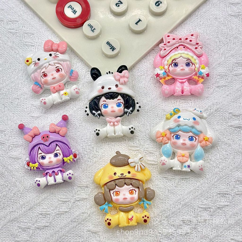 สินค้าใหม่เคลือบเงาร้องไห้เด็กการ์ตูนสาวรองเท้าเสื้อผ้าอุปกรณ์เสริมเรซิ่นถ้วยน้ํากรณีโทรศัพท์ครีมกาวอุปกรณ์เสร - รูปที่ 3