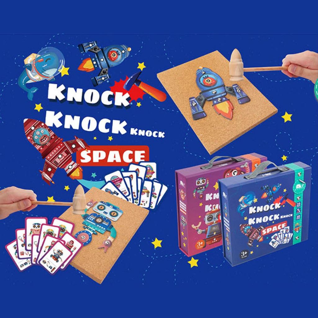 พร้อมส่ง ✅  Miniwhale Jigsaw Puzzle Knock Knock Knock MW4051-4052