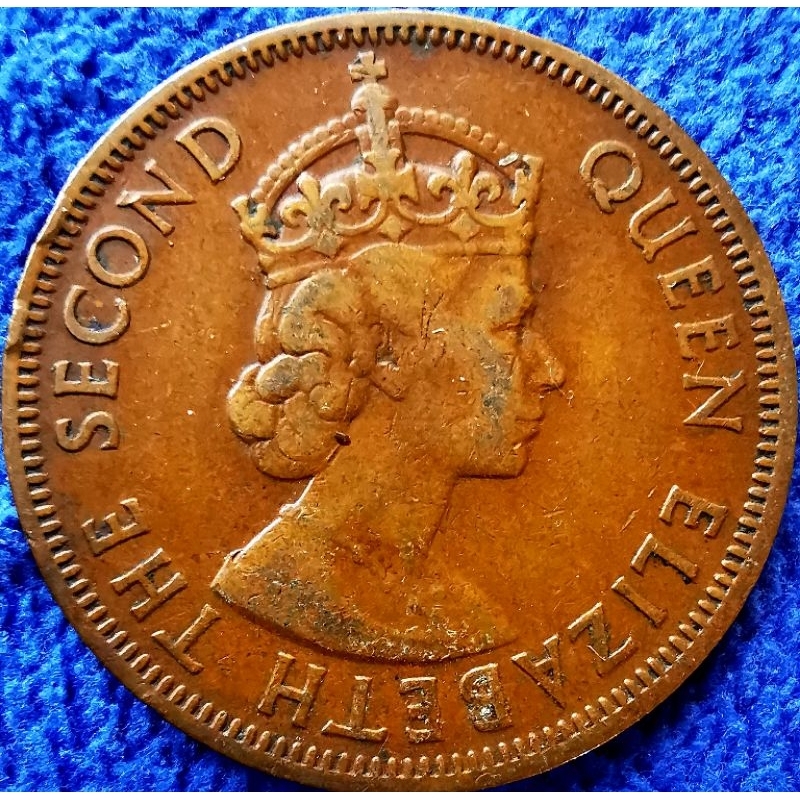 เหรียญ​ไซปรัส​ Cyprus, 5 Mils, (ยุค​Elizabeth II), #​3978T, ใช้แล้ว