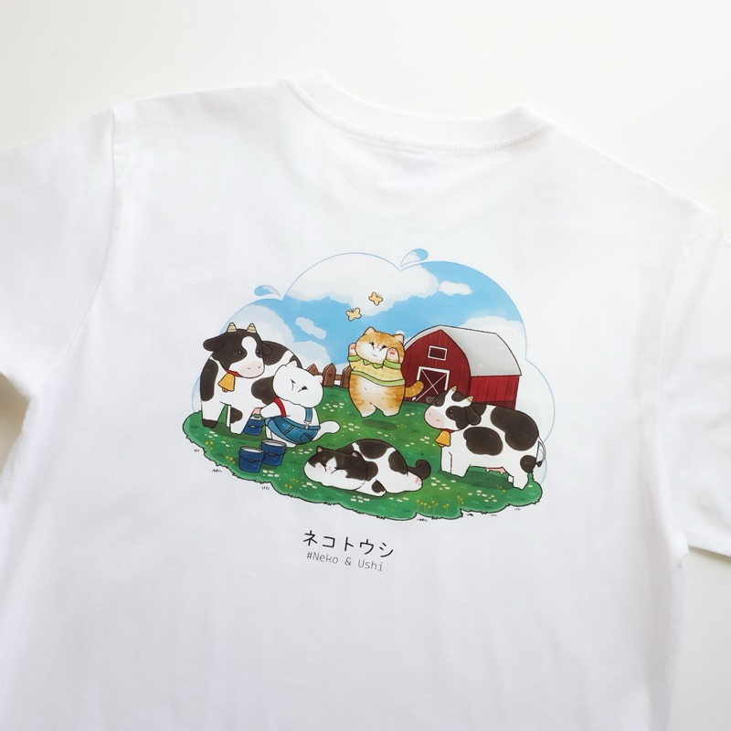 korulu Cat & Friends | Basic T-Shirt เสื้อยืดสกรีนลาย คอตตอน Cotton USA เสื้อยืดลายแมว เสื้อทาสแมว แ