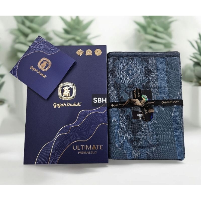 ผ้าโสร่งอินโดนีเซีย ผ้านุ่ง ผ้าถุงผู้ชาย เเบรนด์ GAJAH DUDUK รุ่น ULTIMATE Premium Silky เเละ Otentik JACQUARD