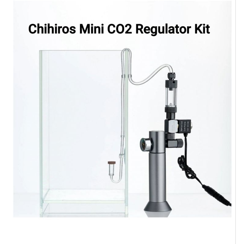 Chihiros Mini CO2 Regulator Kit ชุดระบบคาร์บอนไดออกไซด์ (CO2) ขนาดเล็ก แบบหลอดใช้แล้วทิ้ง พร้อมแท่นว