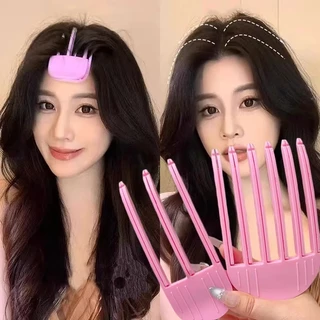 รากผมหวีรูปลมเพื่อสร้างกิ๊บติดผมไร้รอยต่อสำหรับผมนุ่มสลวยเครื่องประดับผมประดิษฐ์