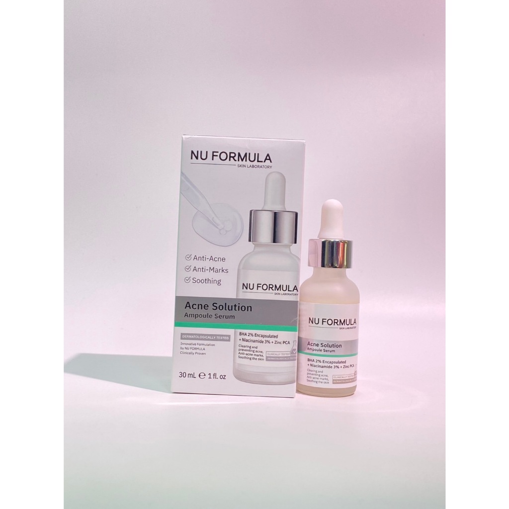 ( ของสมนาคุณ ) NU FORMULA Acne Ampoule Serum 30 ml.