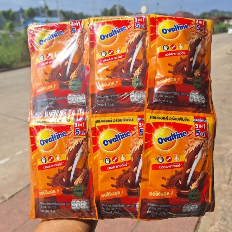 โอวัลติน 3 in 1 ( 18 กรัม × 24 ซอง )