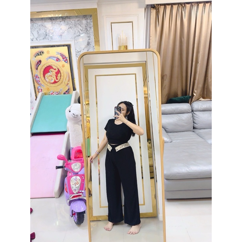 NB-S3S1 ชุดเซตขอบครีม เสื้อ+กางเกง ขนาดของชุด อก38-50