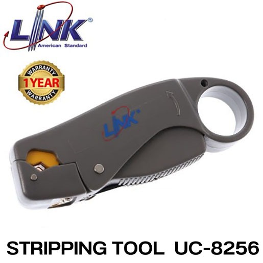 LINK UC-8256 คีมปอกสาย RG59,RG6 เพื่อเข้าหัว F-Type,BNC
