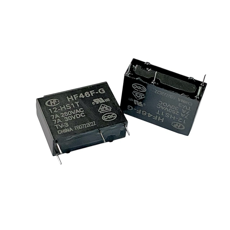 Relay HF46F-G-12-HS1T(ราคาต่อ 1ชิ้น)รีเลย์ DC12V-7A-4ขา ขนาด 6.5x10.5x9.5mm มีสินค้าพร้อมส่งในไทย