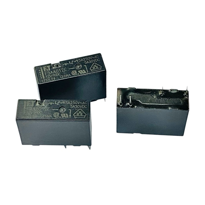 Relay F3AA012E(ราคาต่อ 1ชิ้น)รีเลย์ DC12V-5A-4ขา ขนาด 7x20x14mm มีสินค้าพร้อมส่งในไทย