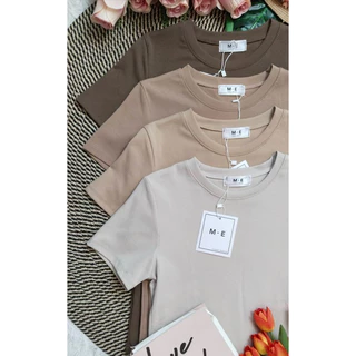 เสื้อยืดป้ายM.E : เสื้อยืดมี30สีพร้อมส่ง
