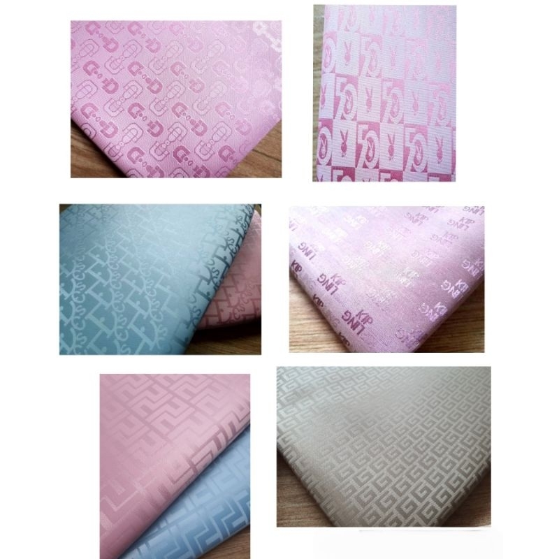 ผ้าปูโต๊ะอาหาร ผ้ายางพารา สำหรับงานdiy (โทนชมพู) กันน้ำ ทนความร้อน หลากหลายแบบ(90×145เซน)สั่งตัดตามขนาดทักแชทค่ะ