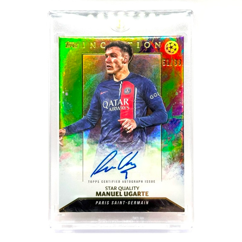 Topps Inception MANUEL UGARTE PARIS SAINT-GERMAIN Autograph /99