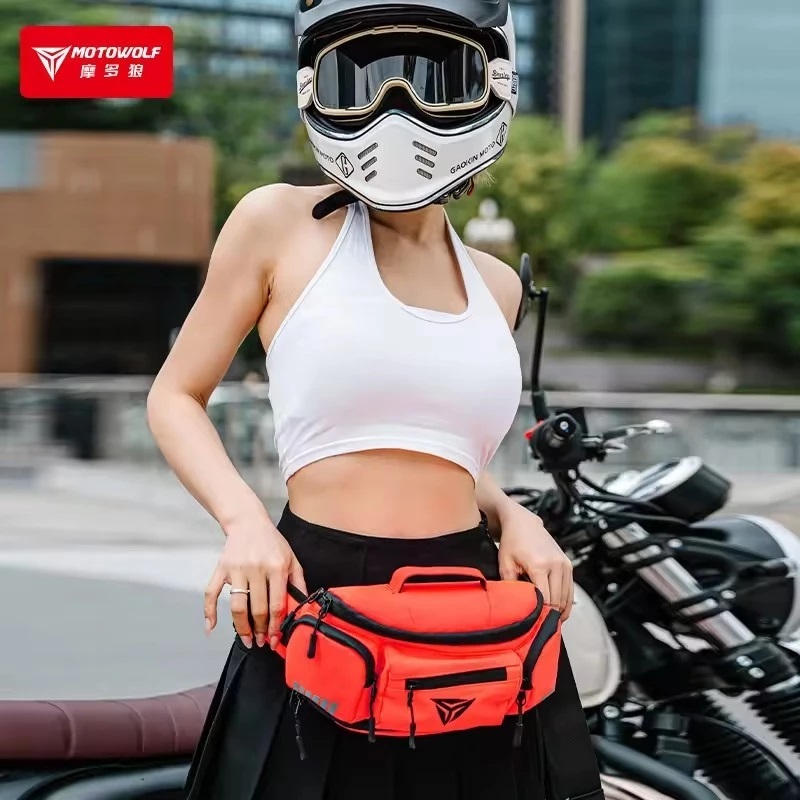 กระเป๋า คาดเอว / คาดอก Motowolf MDL0721B กระเป๋าอเนกประสงค์ กันฝน เก็บของได้เยอะ สำหรับใส่ขับรถ MD 0721B
