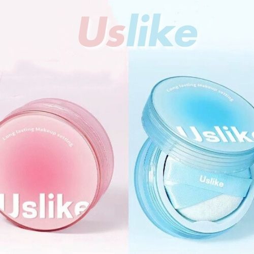 Uslike แป้งฝุ่น เนื้อเจลลี่ แต่งหน้า ติดทนนาน ปิดผนึกดี ไม่ลอกง่าย แต่งหน้า กันน้ํา ปกปิดผง
