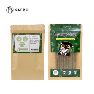 KAFBO Catnip Stick 2in1 ไม้มาตาตาบิเคลือบแคทนิป มาตาตาบิ ฟิน 2 เท่า บรรจุ 10 แท่ง