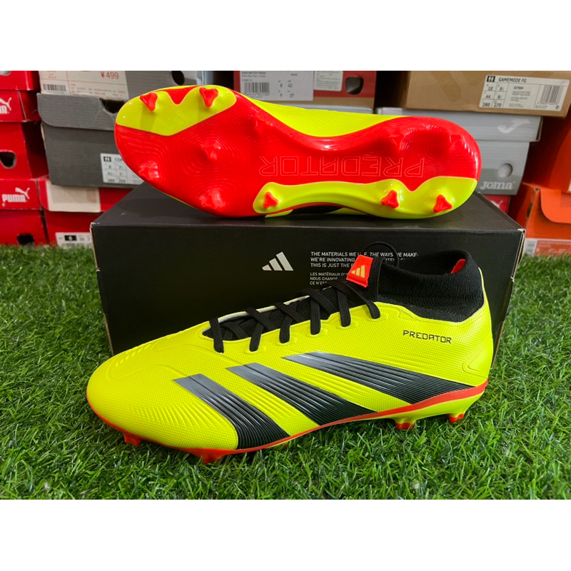 สตั๊ด รองเท้าฟุตบอล Adidas Predator League Sock fg