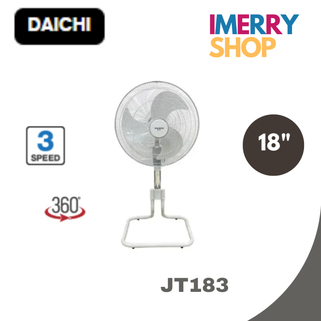 DAICHI Industrial Fan JT183 Size 18 Inch Grey