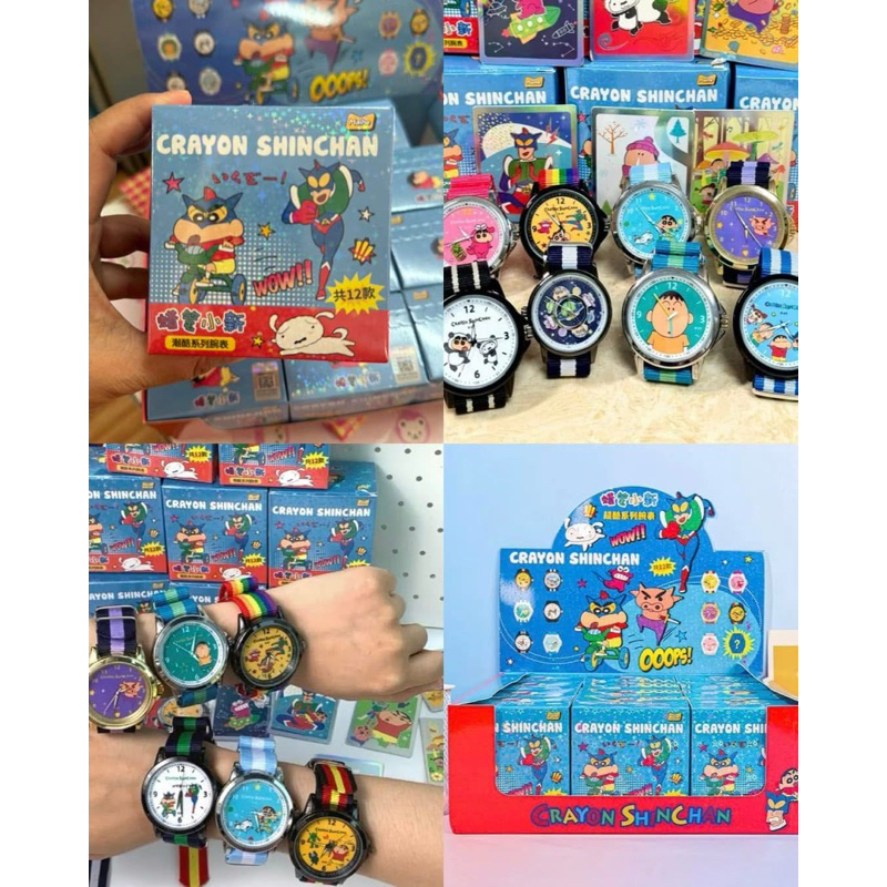 นาฬิกาข้อมือชินจังงานแท้💯แบบจุ่ม 249฿ พร้อมส่งในไทย