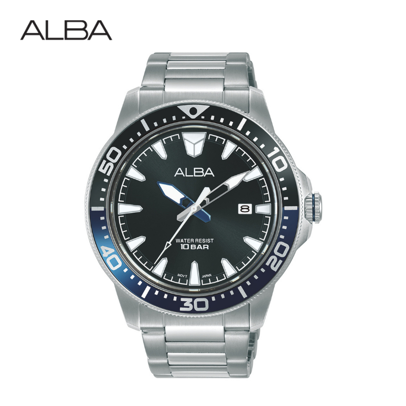 ALBA Sportive Quartz อัลบา นาฬิกาข้อมือ รุ่น AS9U01X ขนาด 44 mm.