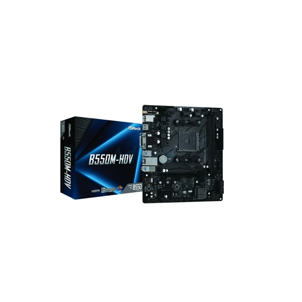 MAINBOARD (AM4) ASROCK B550M HDV DDR4